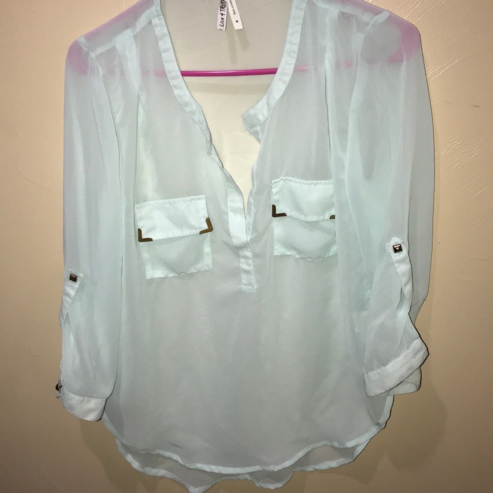 Teal Blouse
